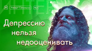 Роберт Сапольски. Депрессию нельзя недооценивать [Vert Dider] 3/6