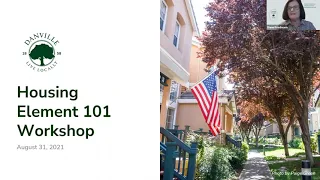 Housing Element 101 Workshop - August 31, 2021