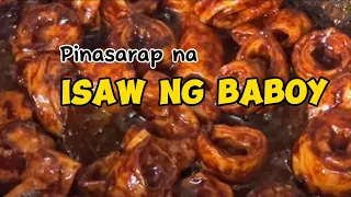 Pinasarap na ISAW NG BABOY (Pork Bung) Recipe | Filipino Food Style