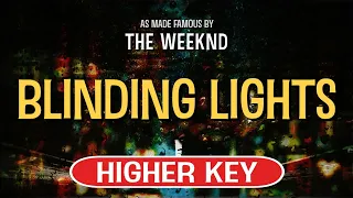 Blinding Lights (Karaoke Higher Key) - The Weeknd