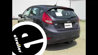 etrailer | Trailer Hitch Installation - 2013 Ford Fiesta - Curt