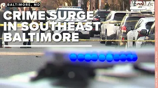 Three homicides totaled in 24 hour Baltimore crime surge