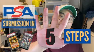 *HOW* TO SUBMIT Pokemon cards to PSA for grading in 5 simple steps!