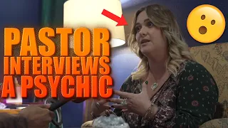 Pastor Interviews A Psychic In Her Reading Room! - MUST WATCH