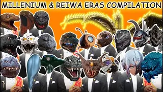 All Millenium & Reiwa Eras Godzilla Movies Compilation (1999 - 2018) - #CoffinDance Song (Cover)