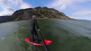 KT Dragonfly | Downwind SUP Foiling in the Gorge