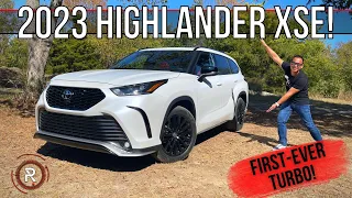 The 2023 Toyota Highlander XSE Is A Sporty Looking Turbocharged 3-Row Family SUV