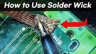 How to Use Solder Wick for Desoldering (Remove Solder with Wick)