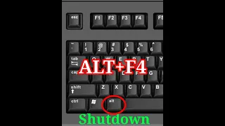 Computer Shutdown Shortcut key #computer #shorts #success_bindu_way