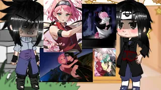 °🥀El equipo 7(Shippuden) racionan a Sakura Haruno🥀°💦 Meikosuky💫+Itasaku✨ Parte 2🥀