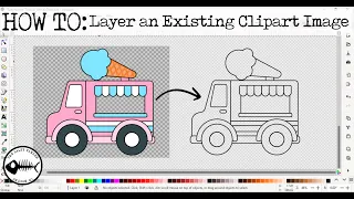 How To Layer an Existing Clipart Image in Inkscape