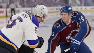 Colorado Avalanche vs St Louis Blues Game 2 - Stanley Cup Playoffs 2nd Round Highlights - NHL 22