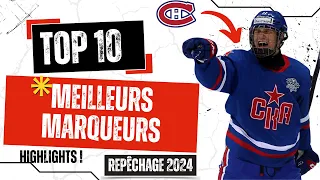 Top 10 des Meilleurs Marqueurs du Repêchage LNH 2024 | Qui les Canadiens de Montréal Cibleront-ils ?