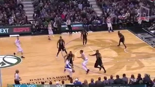 Kristaps Porzingis blocks Giannis Antetokounmpo TWICE, and hits 30-foot 3 pointer