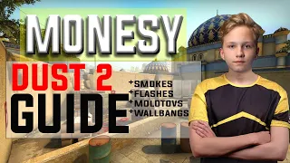 M0NESY - DUST 2 Smokes, Flashes, Molotovs & Wallbangs Guide.. CSGO 2020 (RUS&ENG)