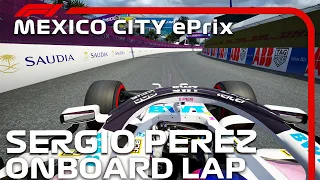 F1 2020 Mexico City ePrix | Sergio Perez Onboard | Assetto Corsa