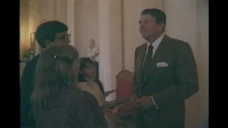 Cuts of President Reagan at Youth Volunteer Conference on November 12, 1982