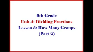 6 4 5 Illustrative Mathematics Grade 6 Unit 4 Lesson 5 Morgan
