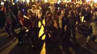 2015 Thriller Dance Downtown Lexington.  1500+ Zombie dancers with Michael Jackson dancers!