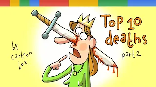 Top 10 DEATHS part 2 | The BEST of Episode | by FRAME ORDER | Funny Dark Cartoon Compilation