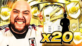 I OPENED 20 X BASE ICON PACKS! FIFA 23