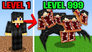 Minecraft but You Turn into a MONSTER!