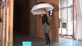 Rainbrella - Umbrella Wind Tunnel Test