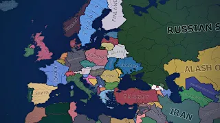 WWII : Modern Borders (2022) - HOI4 Timelapse