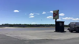 State Police Eurocopter EC135 Landing At Plymouth Municipal Airport (KPYM)