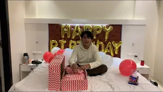 @theakashthapa4354 KA BIRTHDAY CELEBRATION 🎉🥳 + BIRTHDAY GIFT || V vlogs || Varsha Thapa