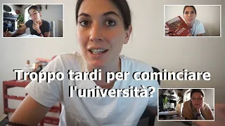 La mia esperienza universitaria da 27enne al primo anno