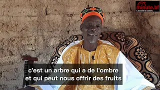 Naaba Baongho,  chef de Boussouma Kougr-Zougou, appelle au reboisement et à la protection des arbres