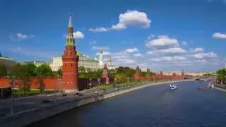 Beautiful Moscow hyperlapse showreel.