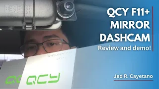 QCY F11+ Mirror Dashcam Review and Demo