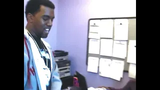 Kanye rapping 'All Falls Down' at Roc-A-Fella (2002)