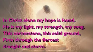 In Christ Alone - Stuart Townend (4vv) [with lyrics for congregations]