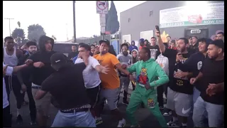 FIGHT BREAKS OUT AT CAR MEET OVER CAR CRASH !