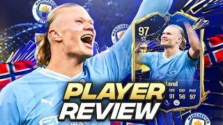 97 TOTY HAALAND PLAYER REVIEW | FC 24 Ultimate Team