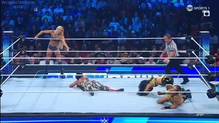 (2/2) Charlotte Flair & Bianca Belair vs Chelsea Green & Sonya Deville: SmackDown July 28 2023