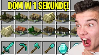 JAK NATYCHMIASTOWO POSTAWIĆ DOM w Minecraft!