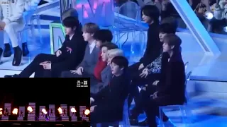 BTS reaction to TWICE at SBS Gayo Daejun 2019 #bangtwice #twicebts #armyonce