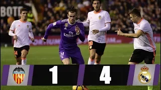 Valencia vs Real Madrid 4-1 Goals and Extended Highlights with English Commentary 2017-18 HD 720p