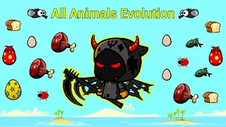 All Animals Evolution With Devil Reaper (EvoWorld.io)