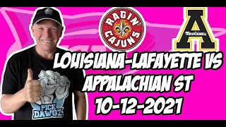 Louisiana vs Appalachian State 10/12/21 Free College Football Picks and Predictions Week 7 2021