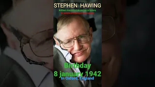 Stephen Hawking happy birthday 🎂🎂 ### short video