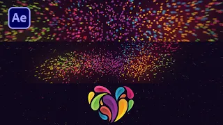 After Effects Colorful Particles Logo Reveal Tutorial