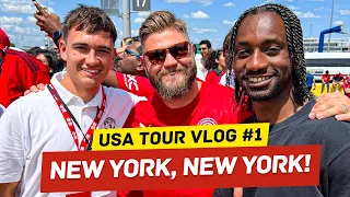 Man United BEAT Arsenal in New York! HUGE Fan Meet Up! USA Tour Vlog #1