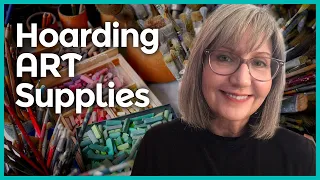 Are you addicted to art supplies? Stop buying too many art supplies!