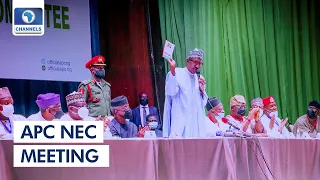 APC NEC Meeting: Buhari Asks Party’s NWC To Work Together