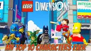 LEGO Dimensions - My Top 10 Favorite Characters EVER! (Wave 1-9. Complete Series)